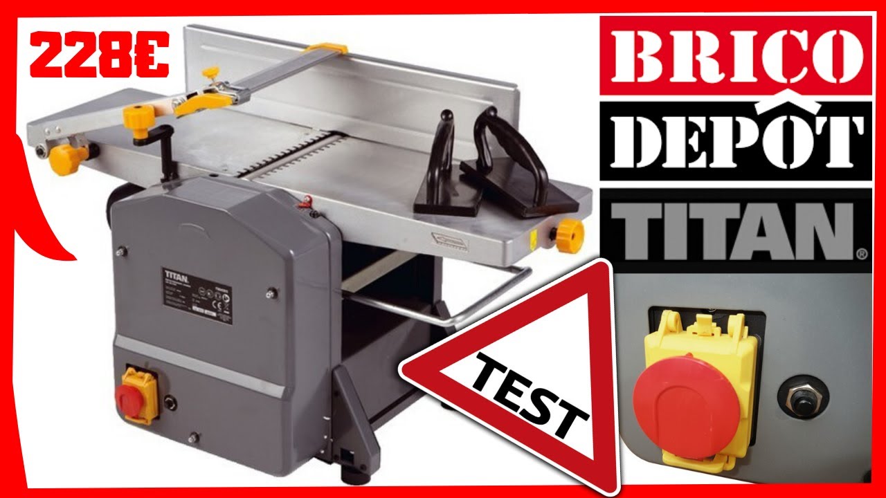 ⚠️ RABOTEUSE DÉGAUCHISSEUSE TITAN BRICO DÉPÔT 228€ 😲 TEST ET AVIS ⚠️