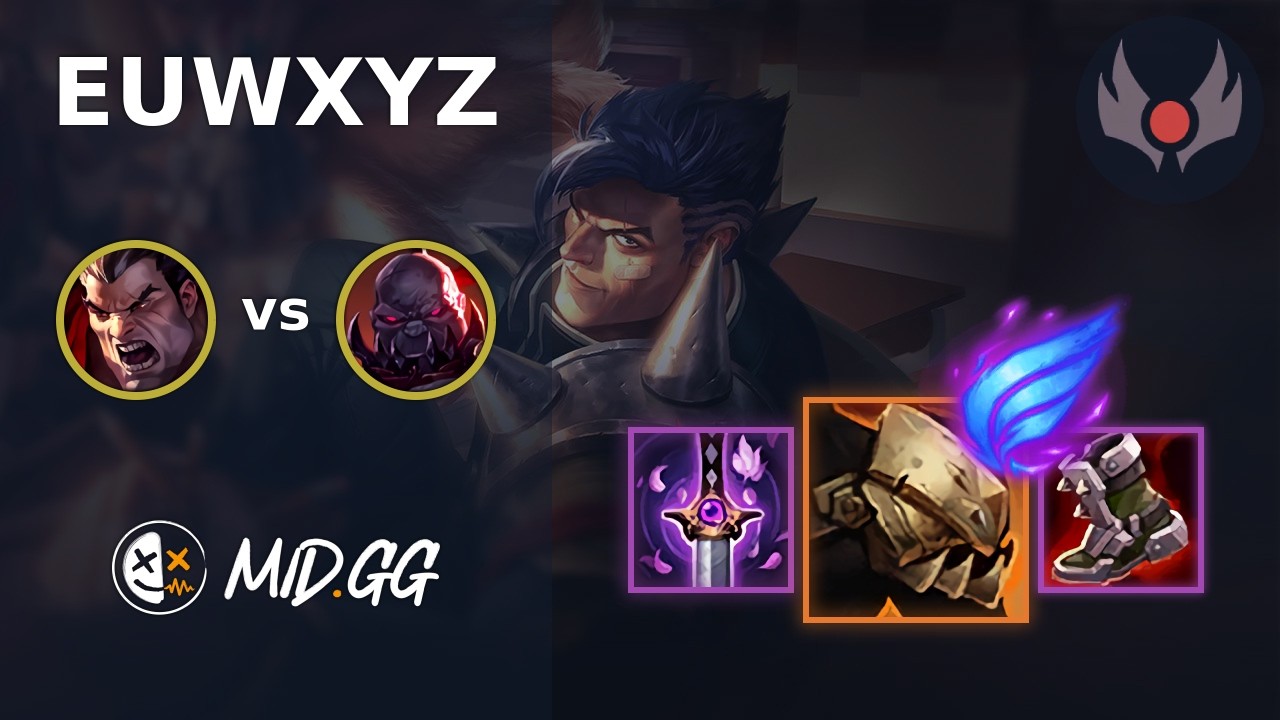 MID.GG: [ EUWXYZ ] Darius TOP vs Sion | EUW GRANDMASTER | LOL Season 2026