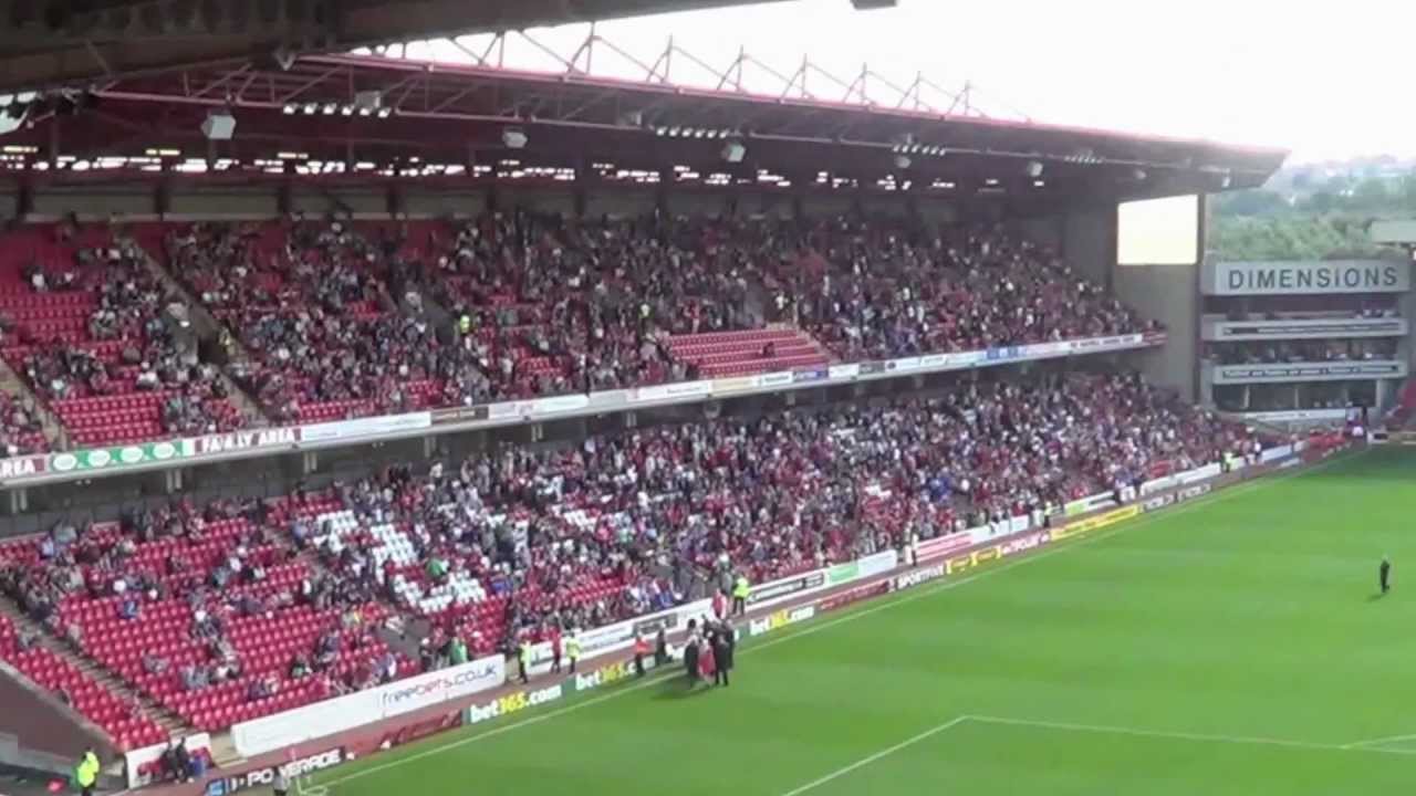 Blackpool Fans Chanting