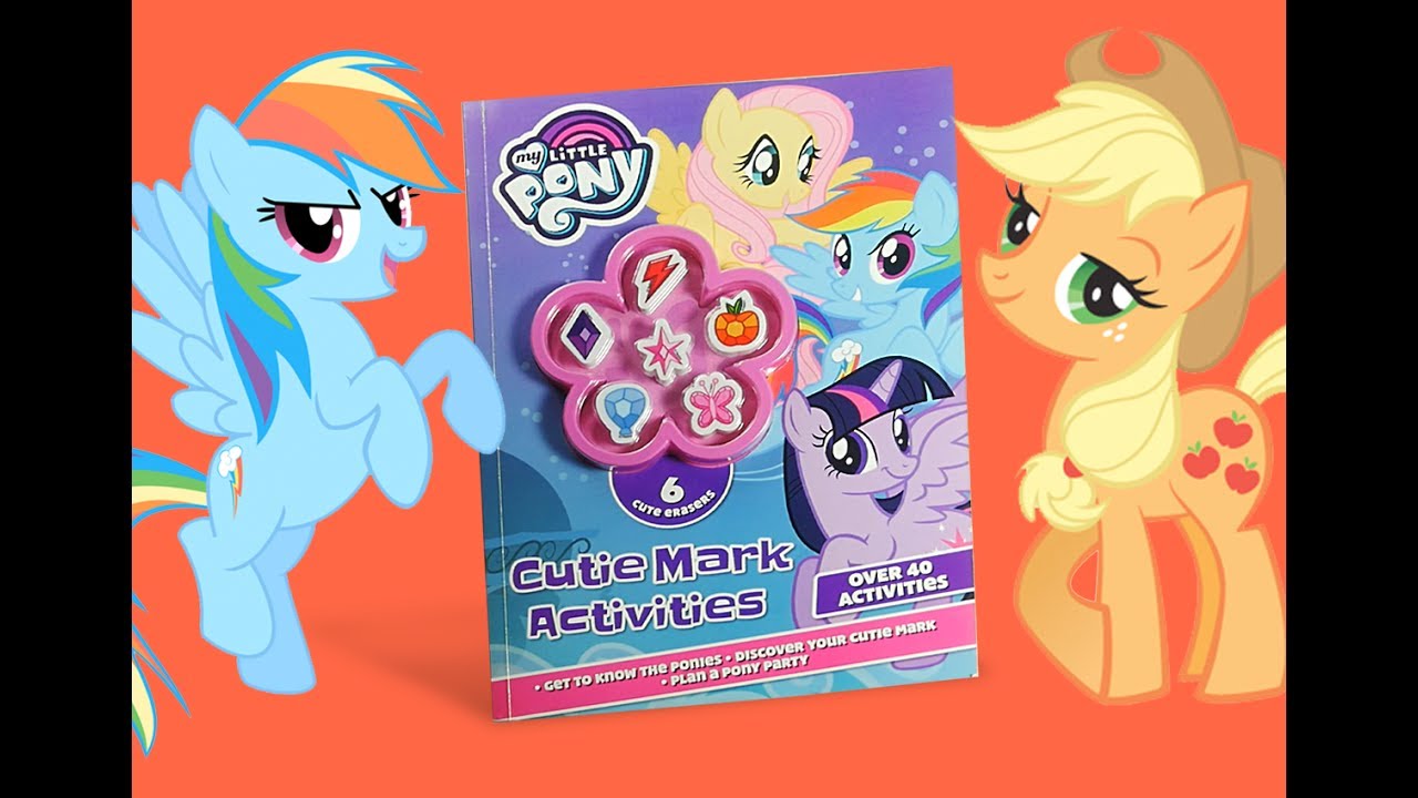 My little pony Activity book Cutie mark activities MLP coloring book