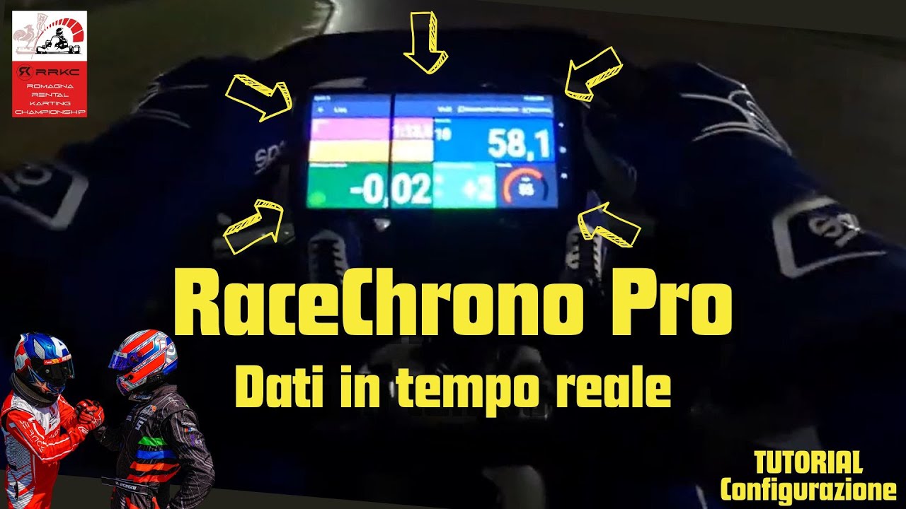 Telemetria Kart in tempo Reale - RaceChrono Pro - Configurazione #kart #karting #gokart
