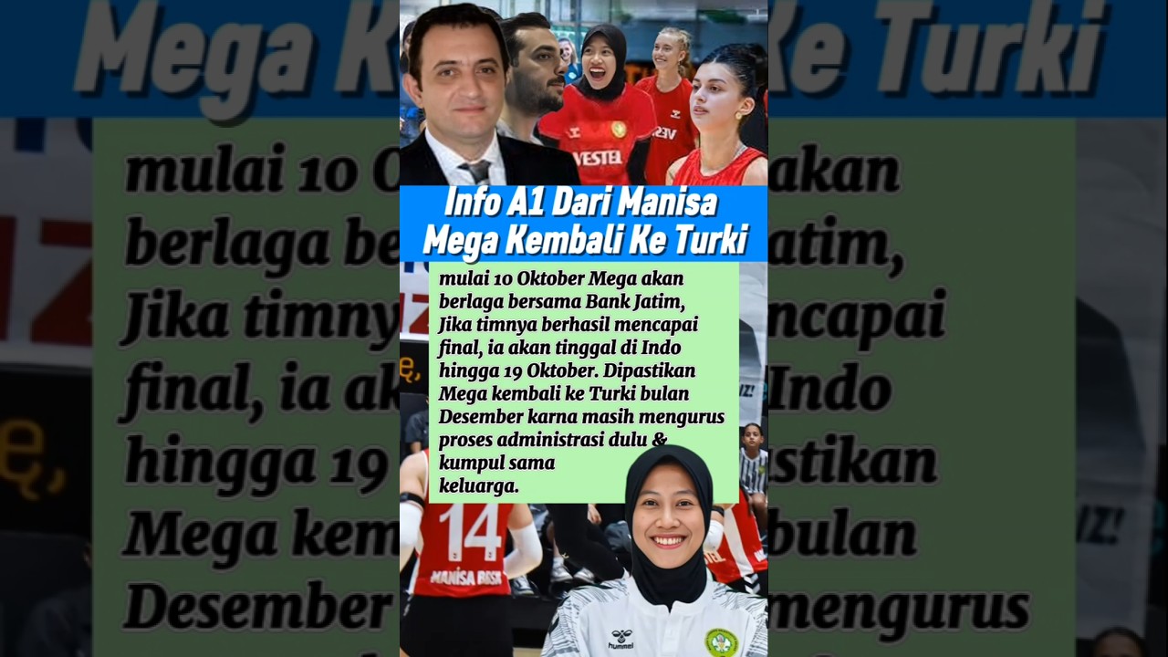 Bank Jatim Sengaja Menunda Megawati Hangestri Kembali Ke Turki #proliga #shorts #vleague #manisabbsk