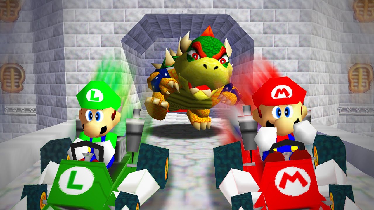 Super Mario 64 with Karts (2 Players) - 100% Full Game Walkthrough