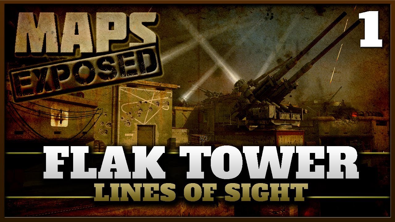 Flak Tower Lines of Sight & Secret Spots! | Cod WW2 Maps Exposed #1