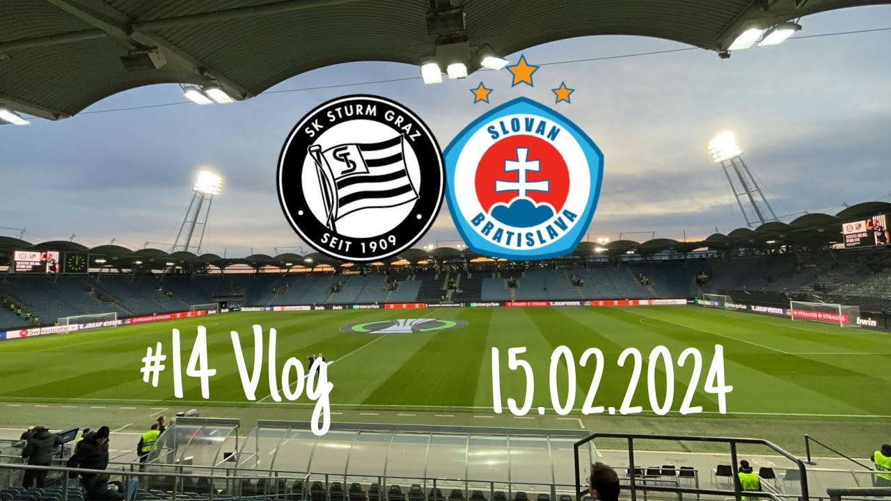 StadionVlog #14 - SK Sturm Graz vs SK Slovan Bratislava (4:1) (15.02.2024)