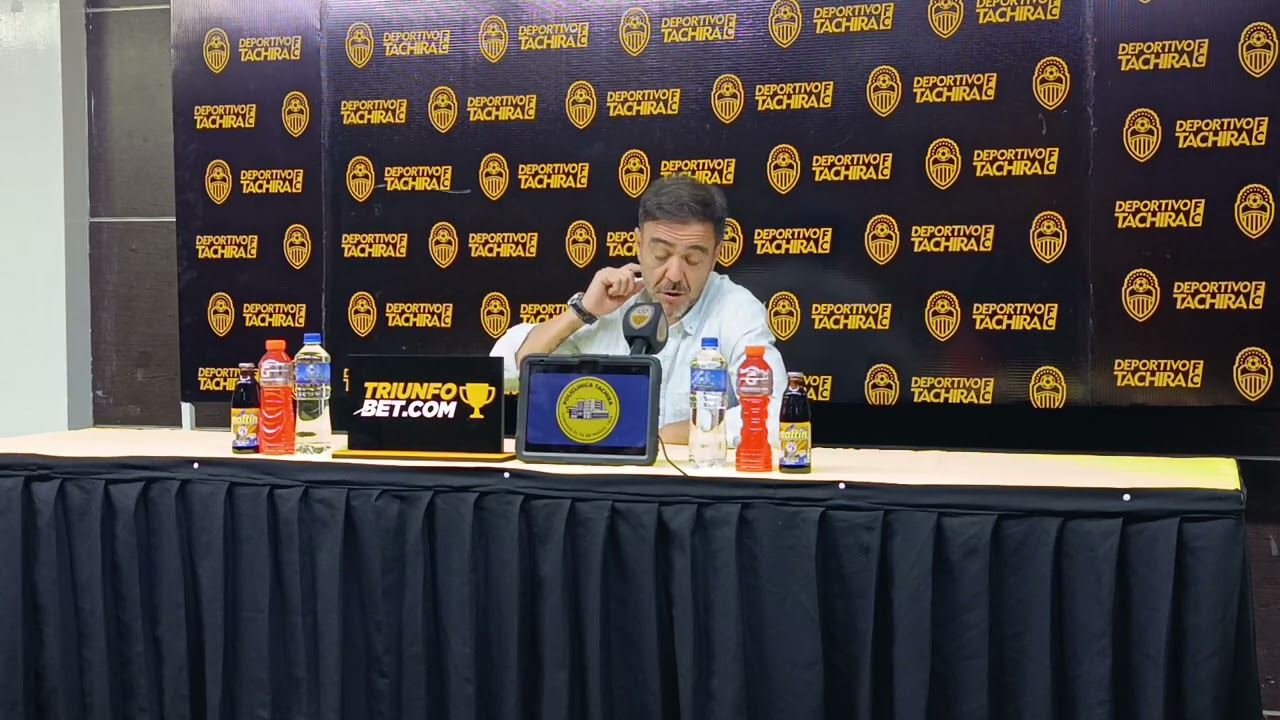 No tuvimos la actitud y no hay que subestimar a nadie... Álvaro Recoba DT Deportivo Tachira 