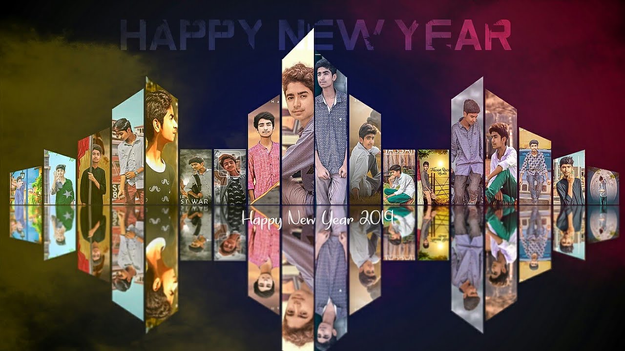 Photoshop Happy New Year 2019 Photo Editing tutorial in photoshop Step by Step