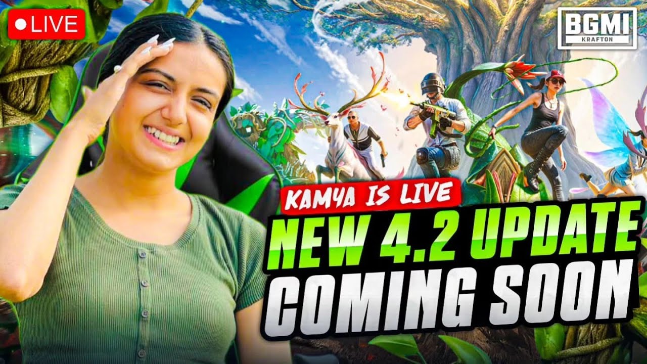 RANK PUSH TO TOP 100 BEGING | CONQUEROR OR WITH | NEW 4.2 UPDATE ALADDIN X KAMYAISLIVE #bgmi #live