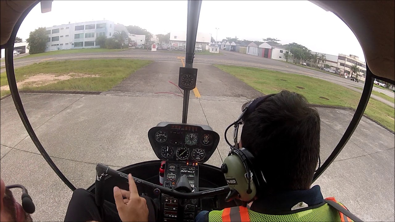 Primeiro Voo de Helicóptero do Aluno Igor, excelente instrução do Cmte. Max. Parte 01.