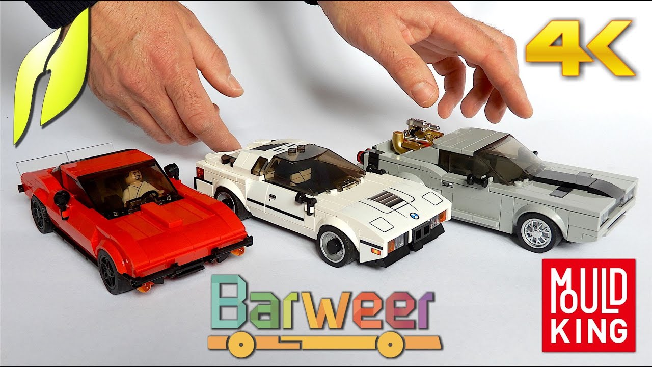 New arrival from the Barweer shop - Three Mould King Speed Champions cars (unboxing and review)