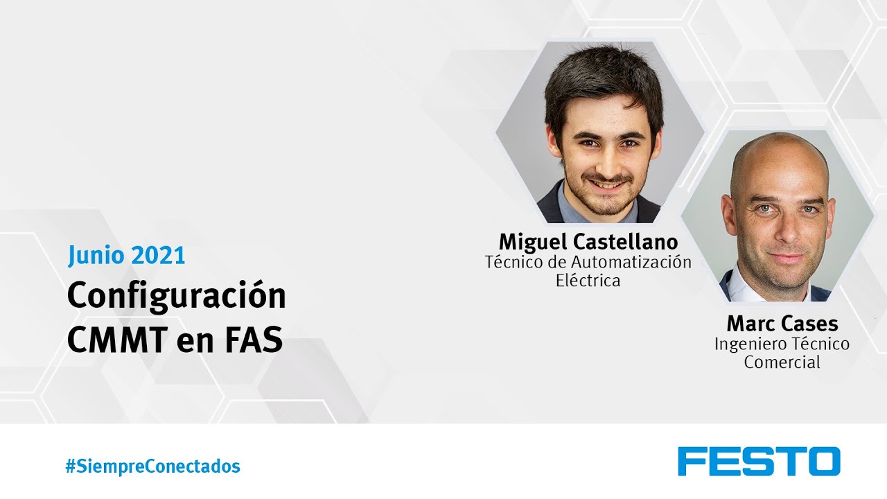 Festo Webinars | Configuración CMMT en Festo Automation Suite