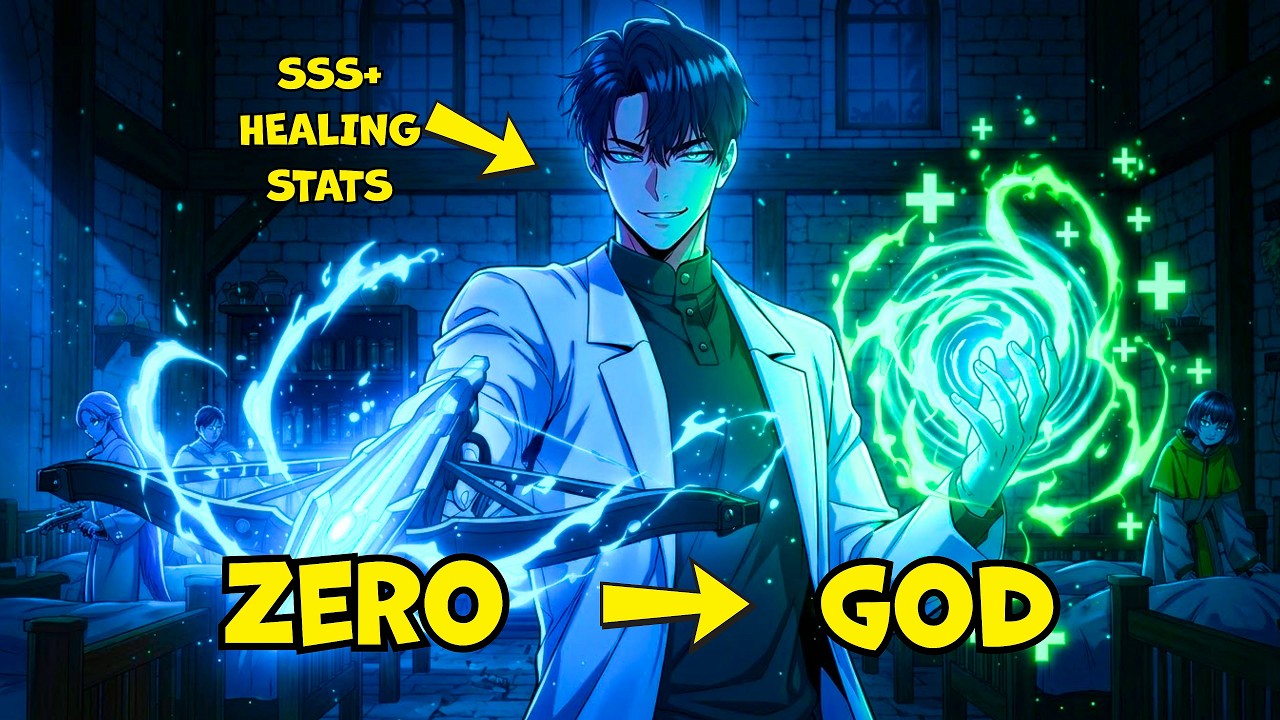 He Has 999+ HEALING Stats But Is Labeled F-RANK Trash - Manhwa Recap