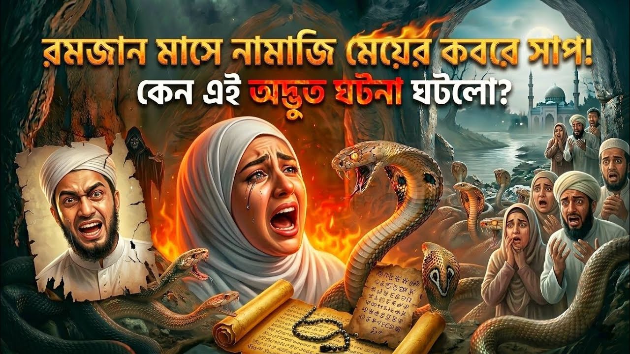 রমজান মাসে নামাজি মেয়ের কবরে সাপ! গোপন গুনাহর ভয়ংকর পরিণাম | Islamic Story