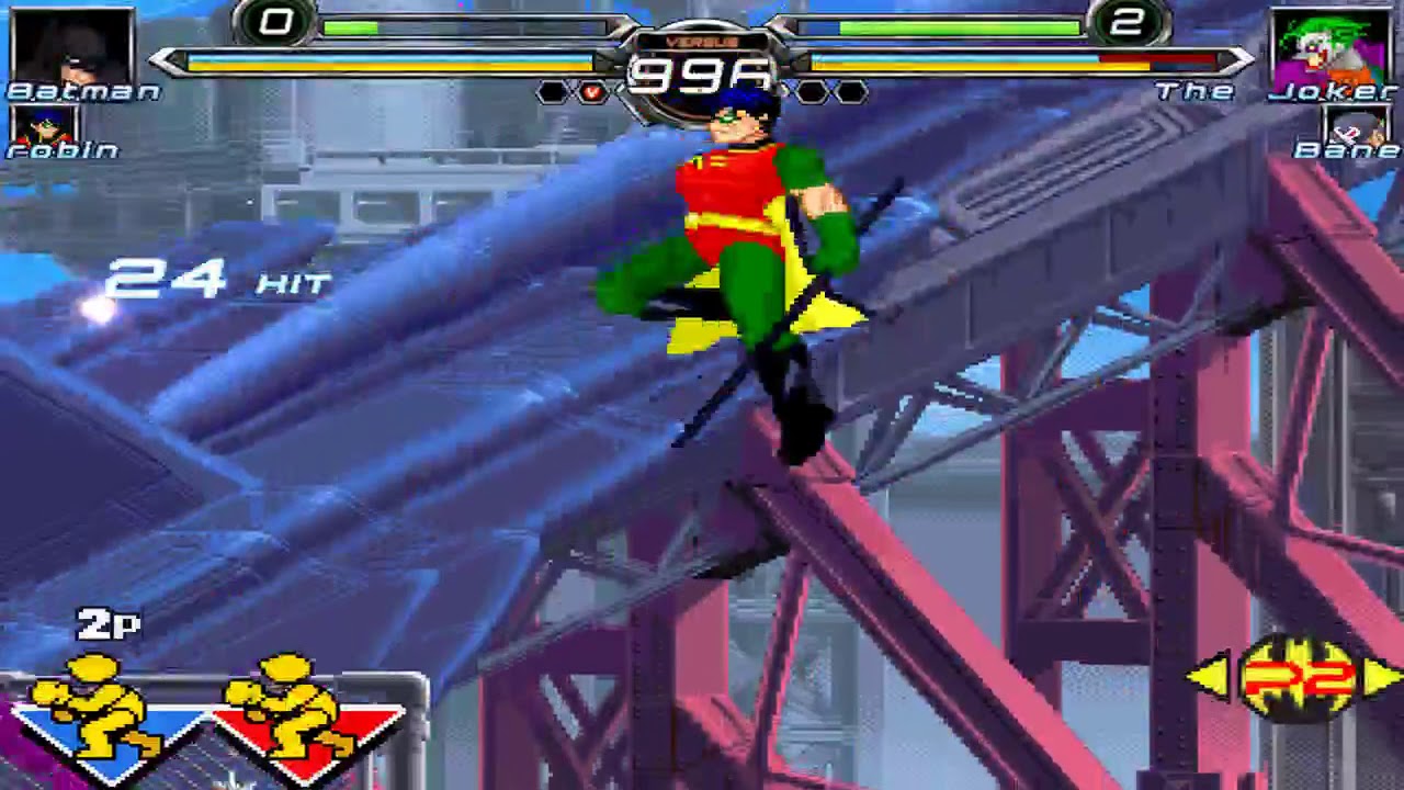 NICK54222 MUGEN: Batman and Robin VS The Joker and Bane