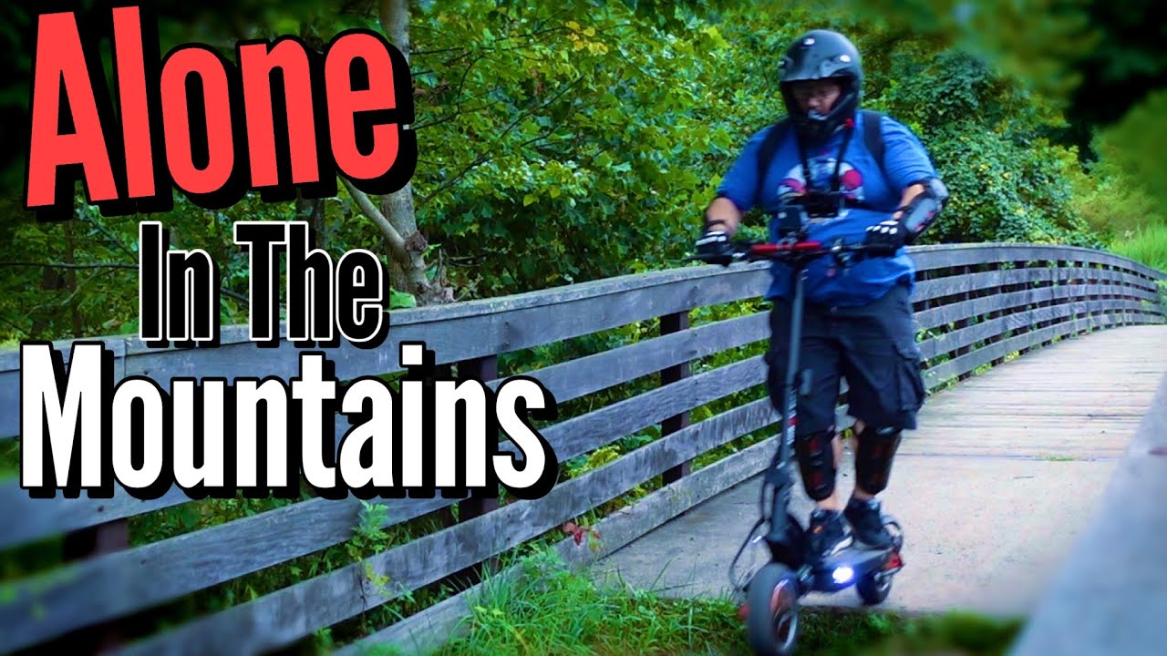 Hiboy Titan Pro Off Road On Scary Difficult Mountain Terrain