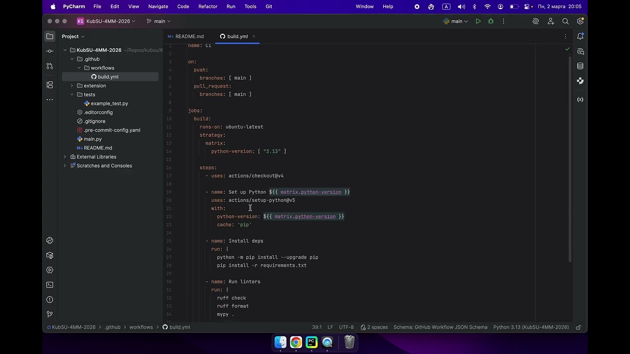 2026.4.1 Python Pip Venv FastAPI Ruff MyPy PyTest