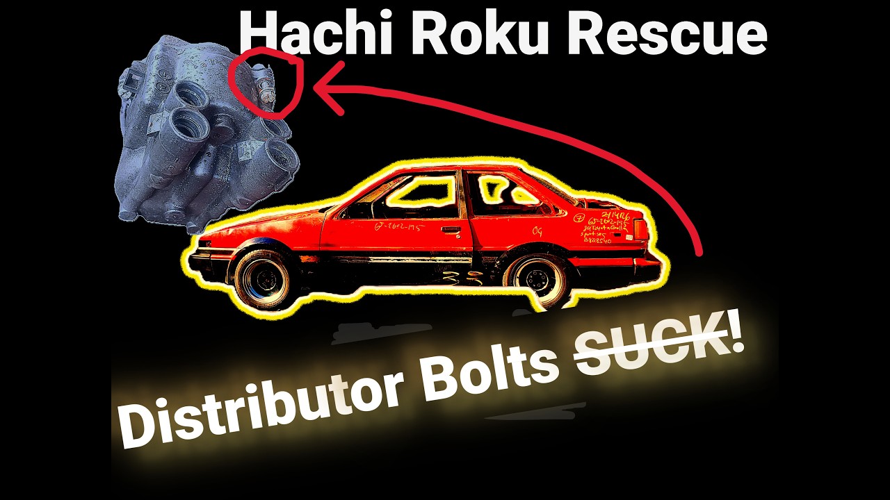 1984 AE86 Coupe Rescue - ep 2 Crusher Corolla Gets HAMMERED