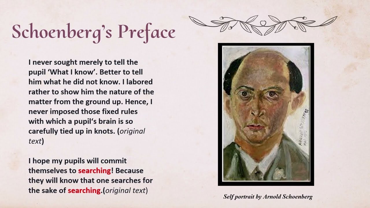 [Music Theory of Harmony] Schoenberg&rsquo;s Theory of Harmony #1 &ndash; Introduction