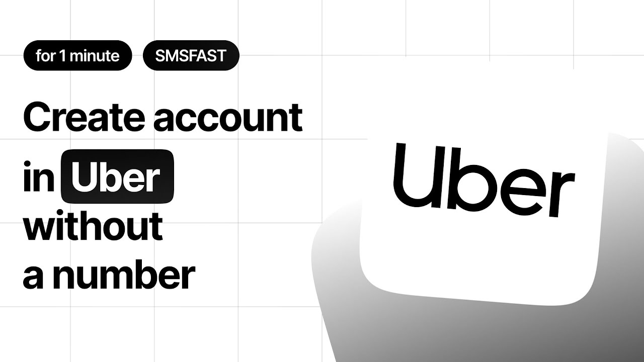 Creating Uber account without phone number - fast way with SMSFAST
