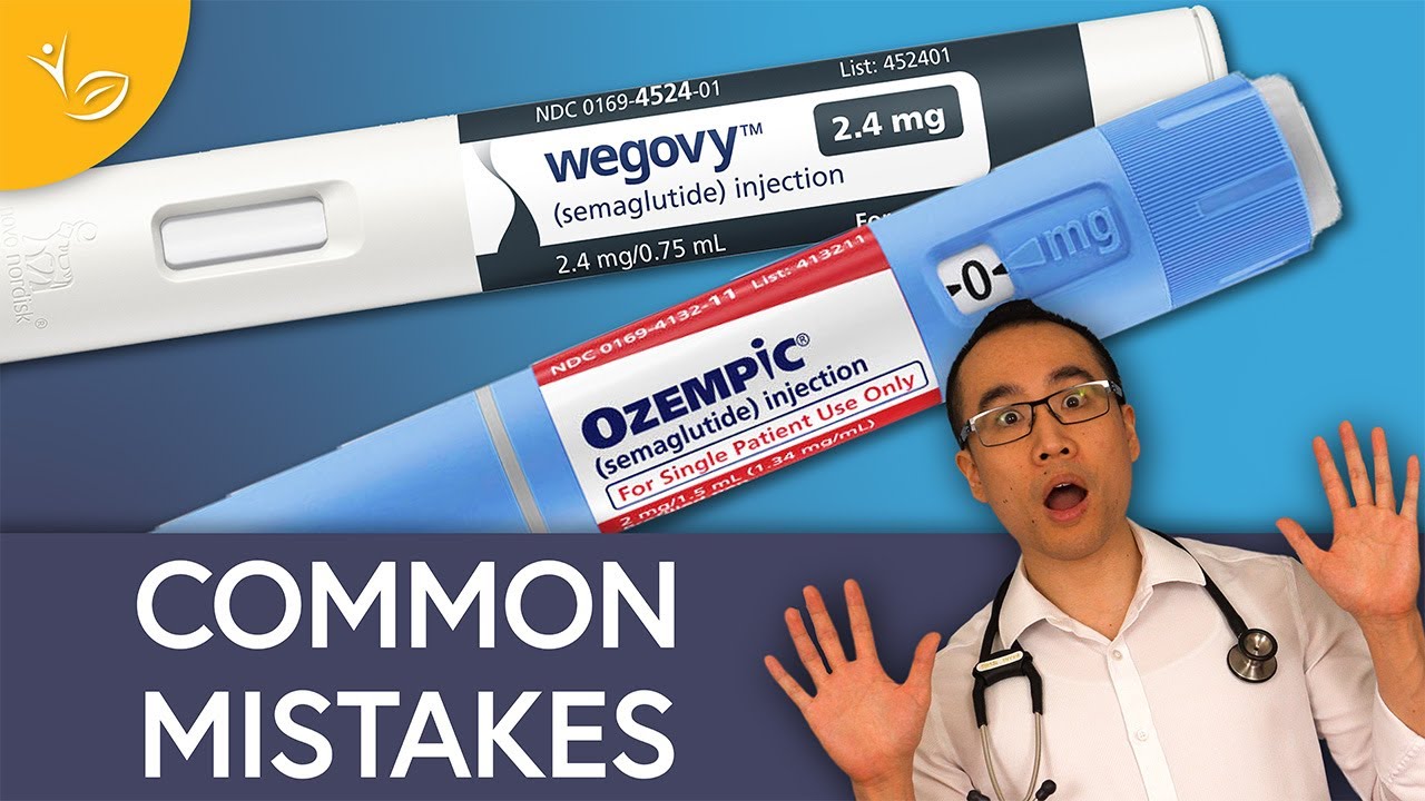 Ozempic и Wegovy: 5 распространённых ошибок, которых следует избегать