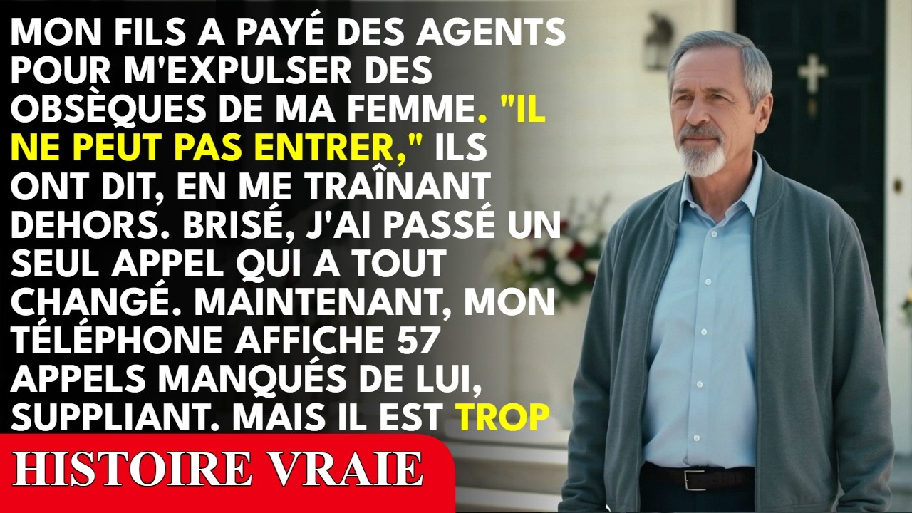 Mon Fils A Posté Des Gardes Pour M'Interdire L'Entrée Aux Obsèques De Ma Femme… Ce Soir-Là, J'Ai ...