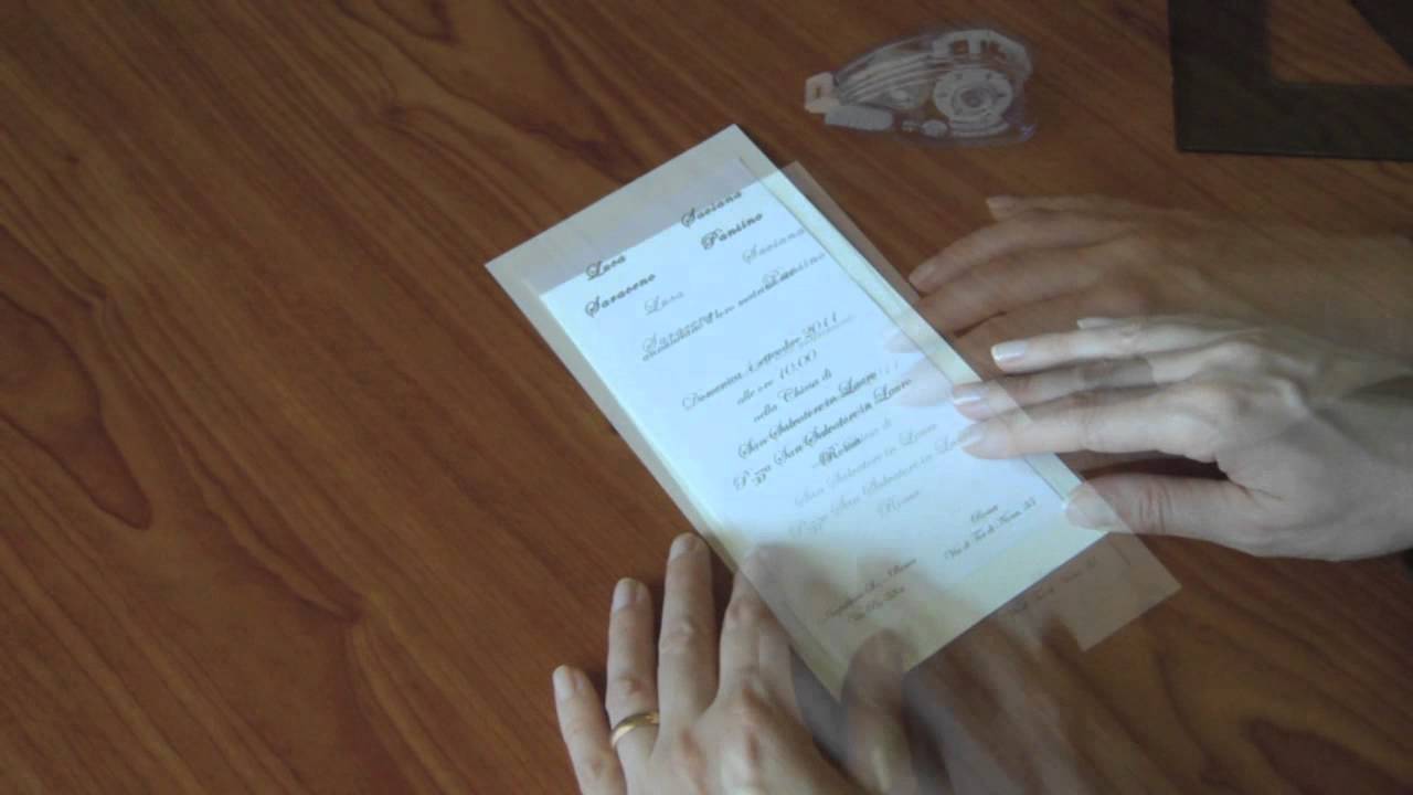 Tutorial partecipazioni di matrimonio faidate DiStile.it