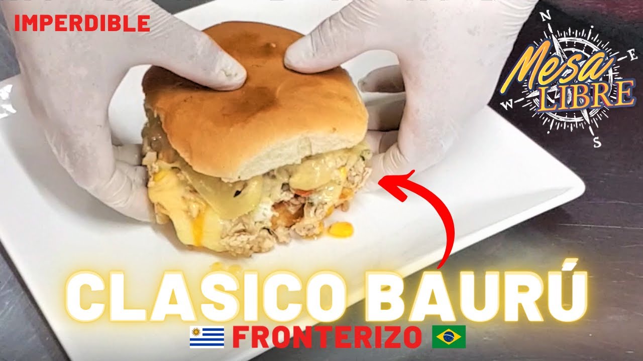 Como hacer BAUR&Uacute; casero 💣 (receta clasica BRASILERA)