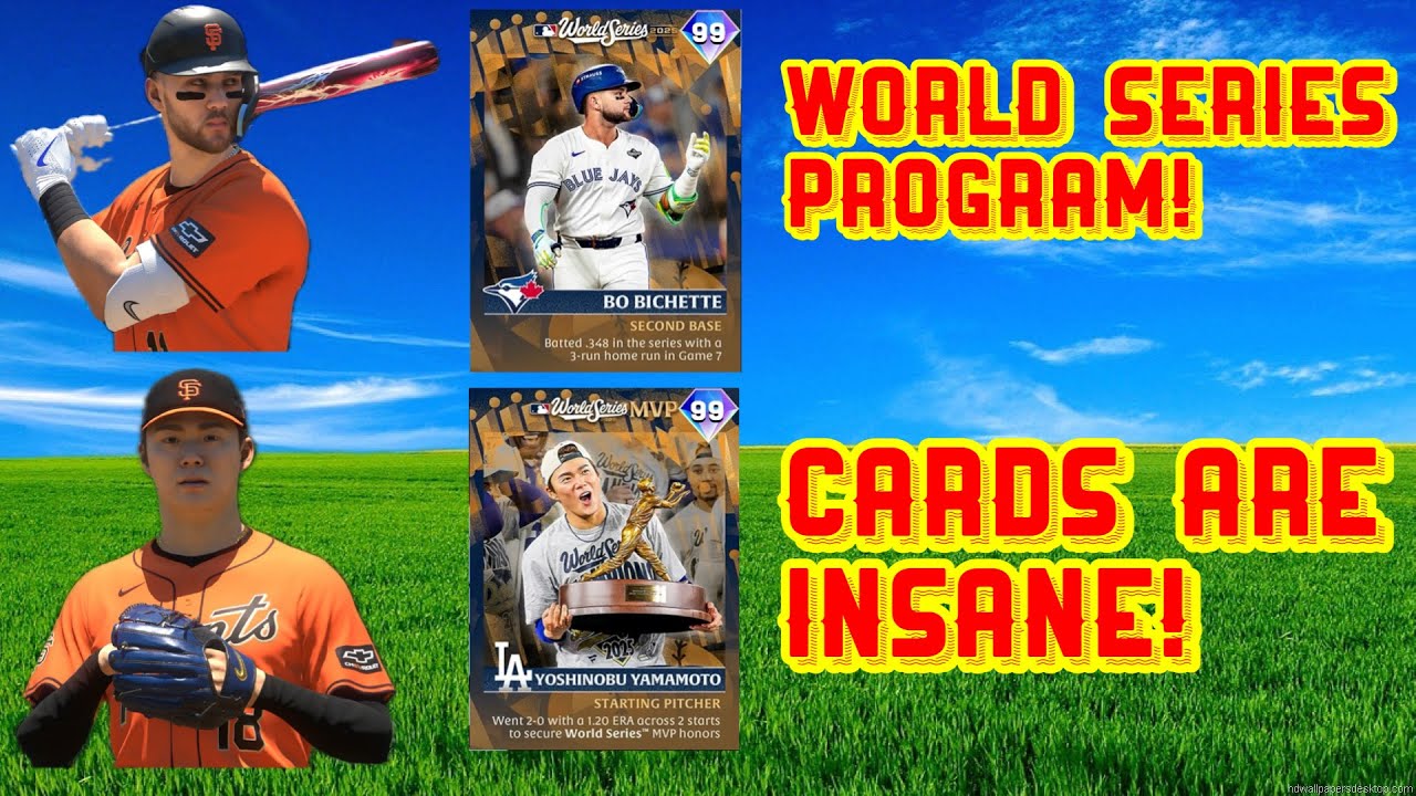 Trying out the new WORLD SERIES cards!