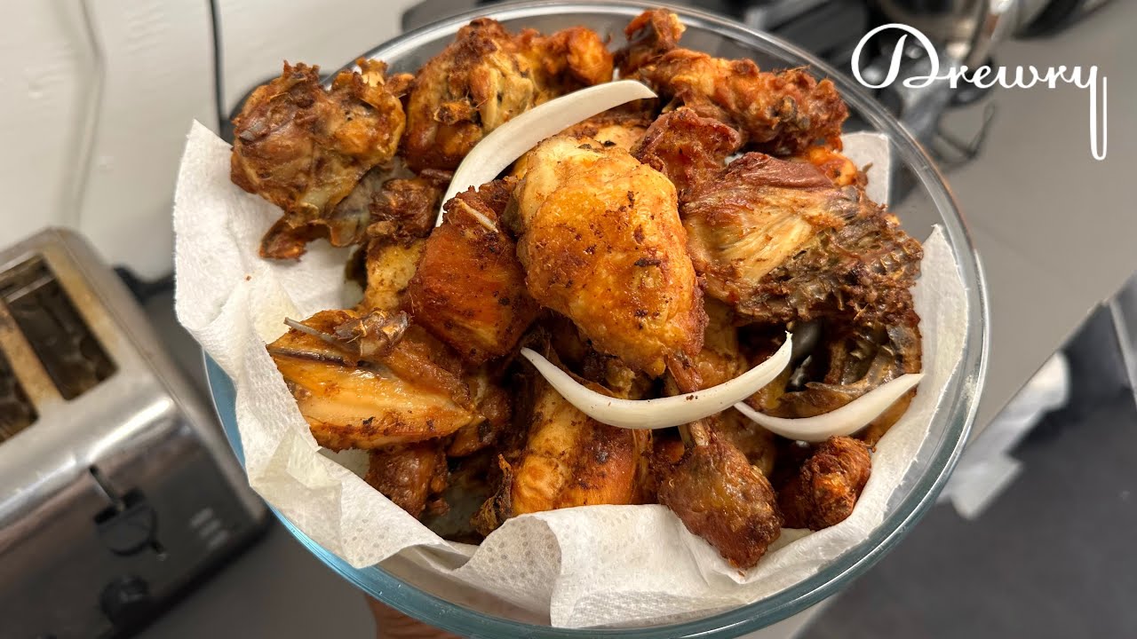 POULET FRIT BIEN ASSAISONNÉ | RECETTE GHANA