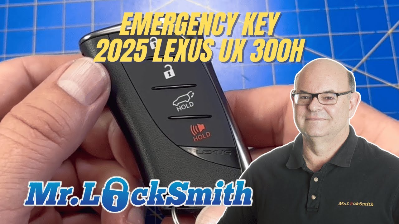 How to Remove Emergency Key 2025 Lexus UX 300h | Mr. Locksmith&trade;