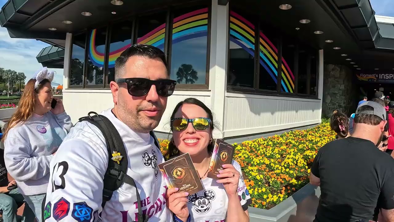 The LuchaLores take on the Lorcana Festival Quest at EPCOT Festival of the Arts