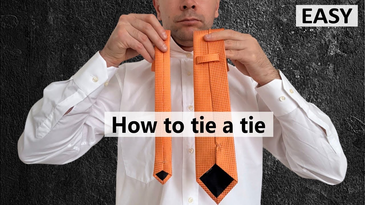 How to tie a tie (Easy)