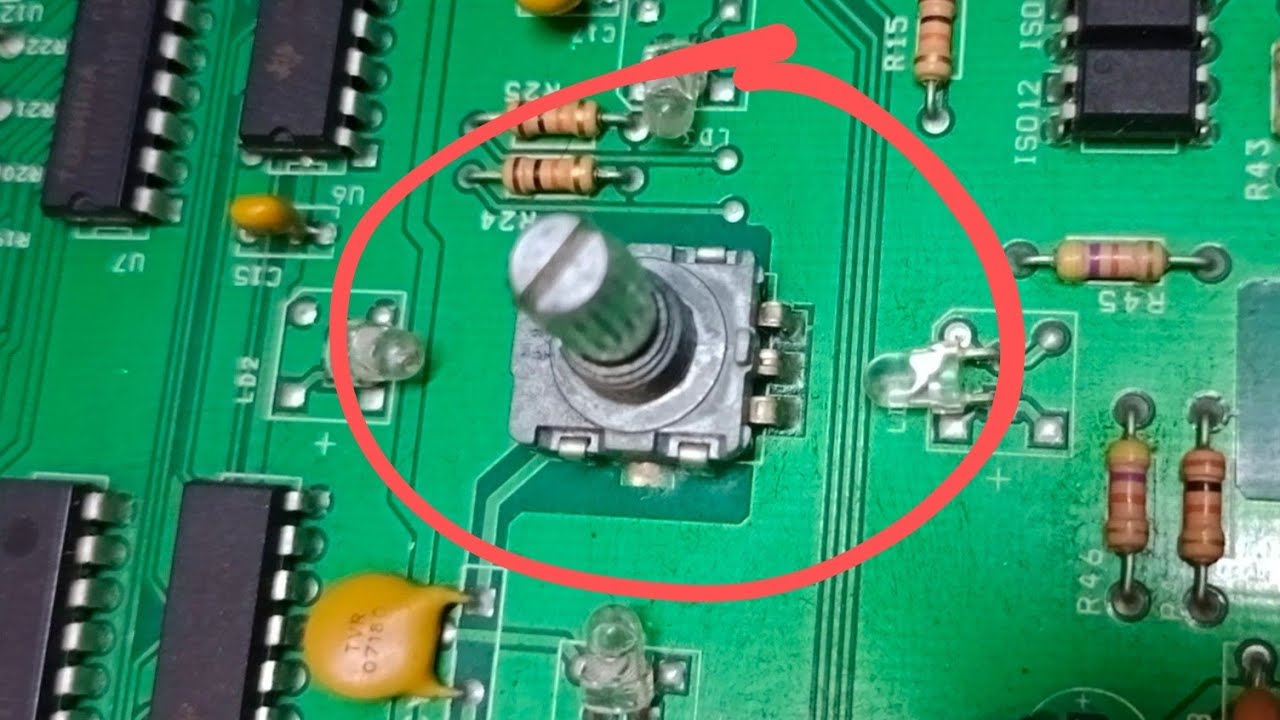 Tip remove module encoder 360 with a transistor old simple
