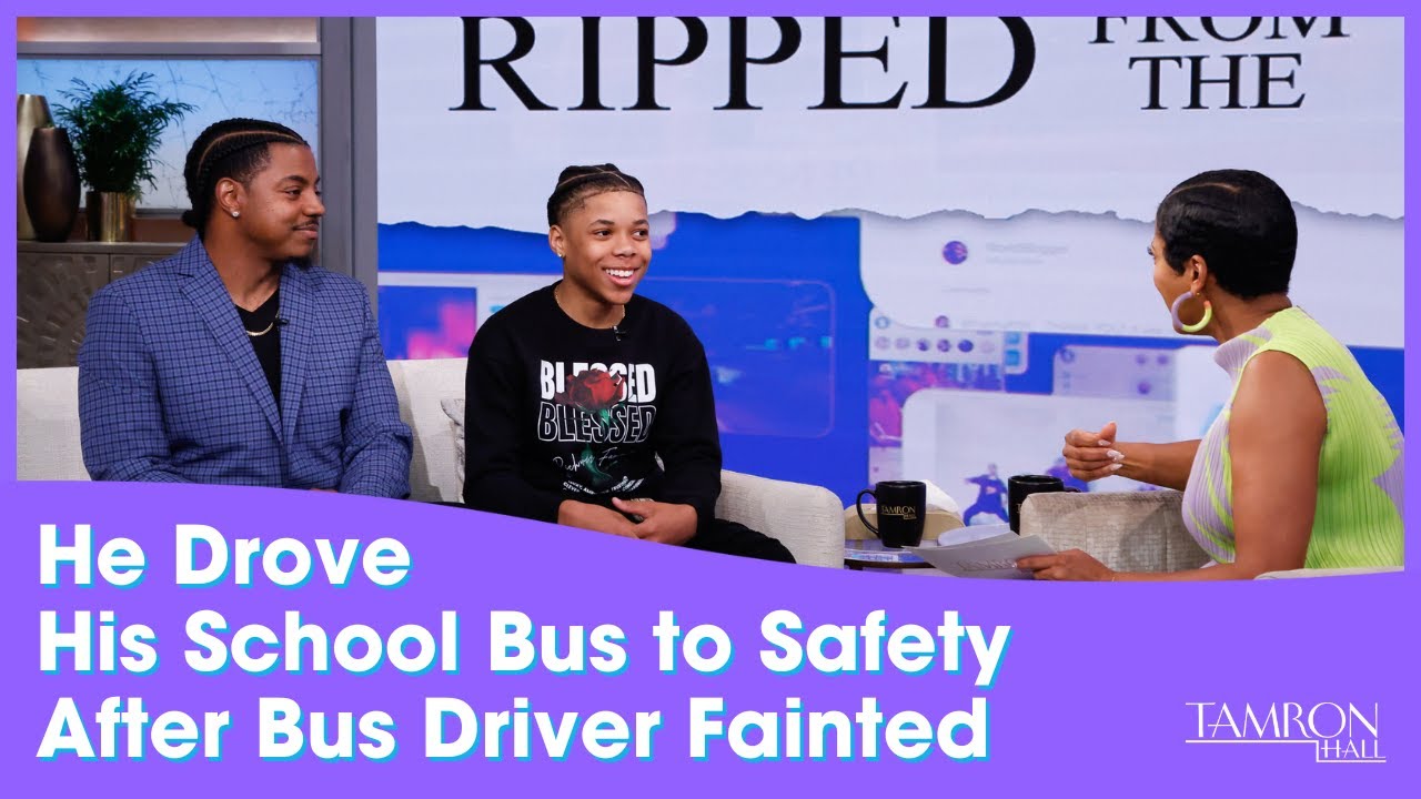 This 14-Year-Old Drove His School Bus to Safety After Bus Driver Fainted