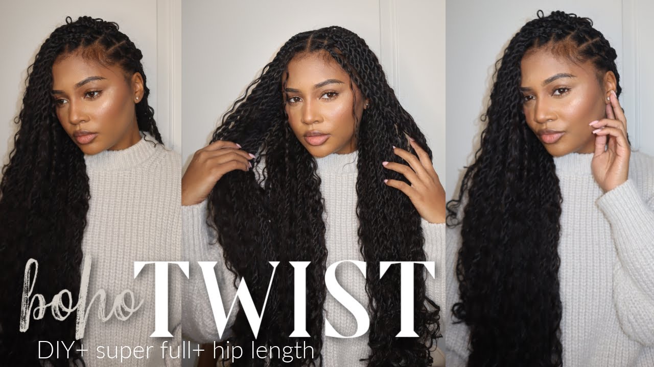 025| HOW TO: BOHO TWISTS, LONG + FULL W/ 100% PRE-DIVIDED HUMAN HAIR FT. @ygwigs