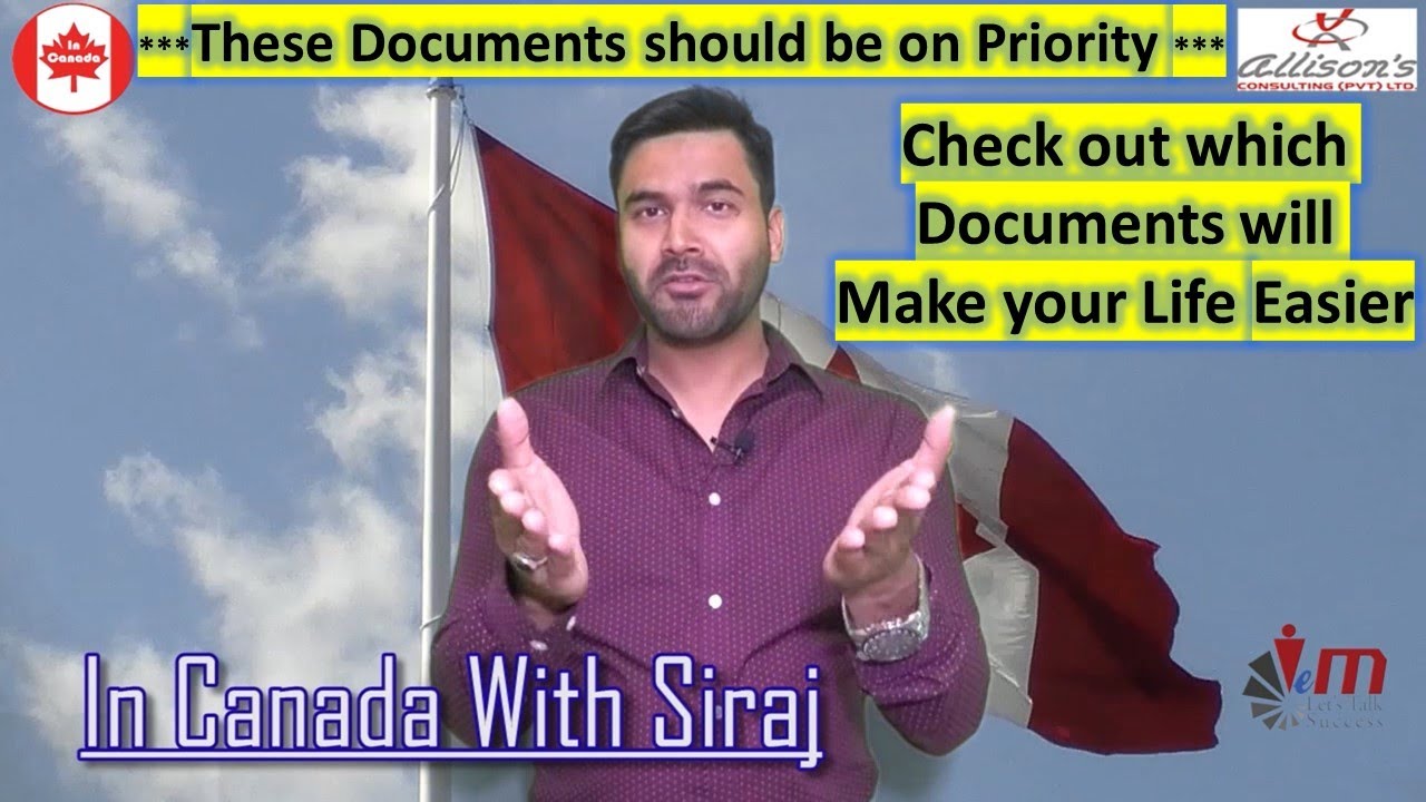 New Immigrants Basic Documents in Canada. SIN Card, Health Card, PR Card, Driving License etc.