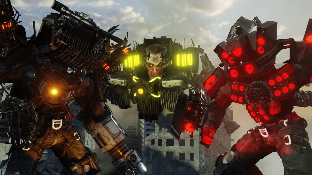Upgraded titan speakerman 3.0 vs Watchman of doom. (Part 2/3) 