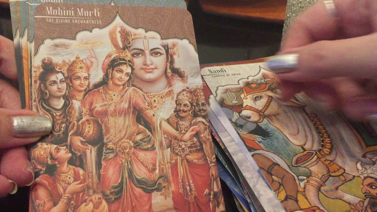 Gods and Goddesses Oracle Cards-Mantras/Blessings,(Hindu)-Close Up Review plus Bonus Reading!