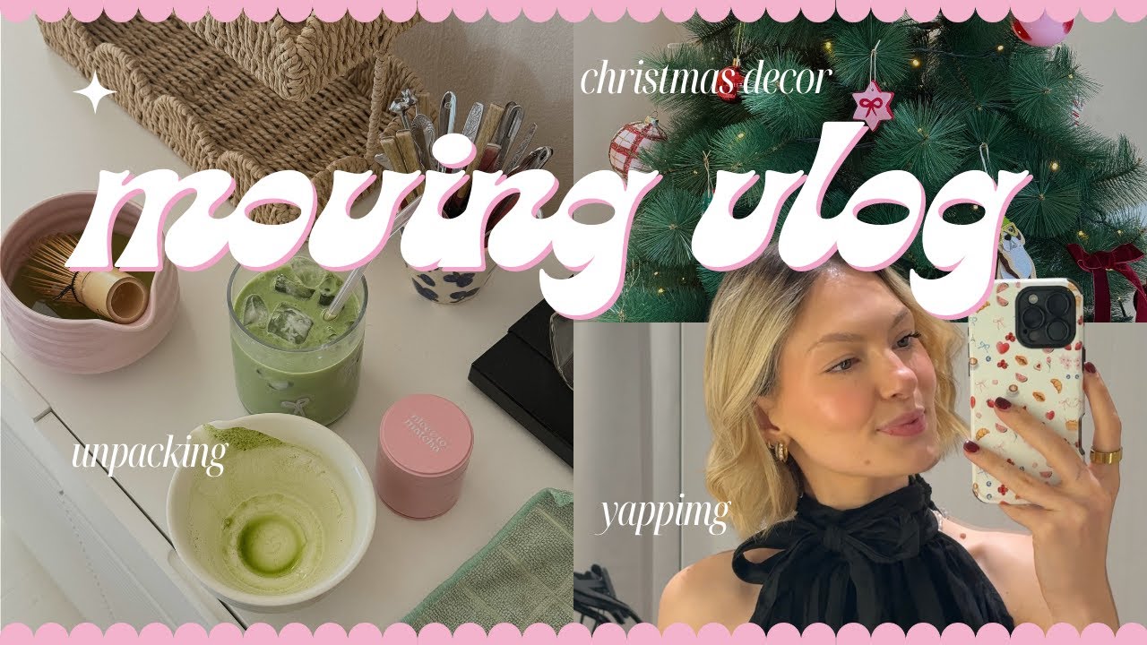 finally in our new house!!🏡💕 unpacking, putting up the Christmas tree, lot's of yaps