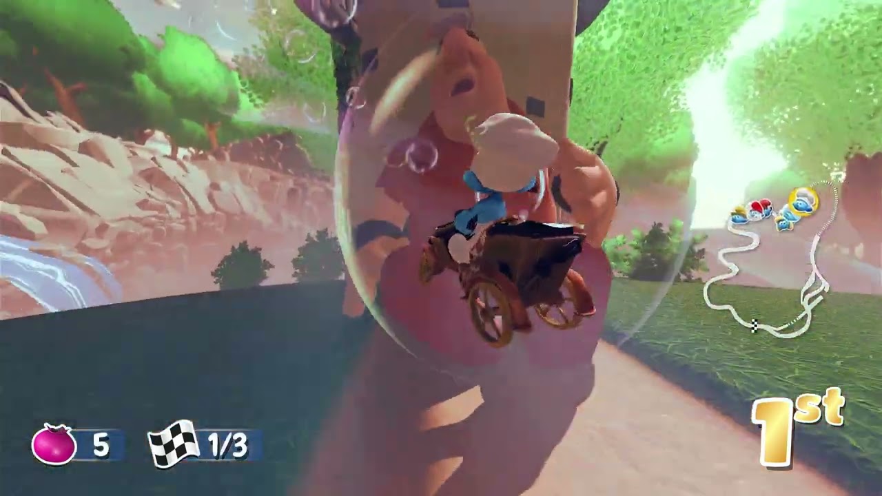 Smurfs Kart (Switch) - Grand Prix (Fun) - Forest Cup - Chef