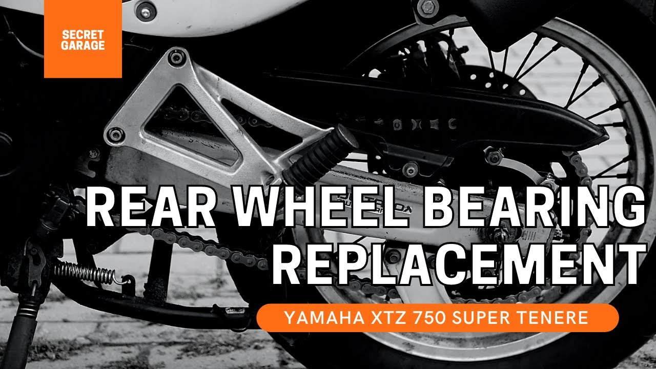 Wymiana łożysk tylnego koła/Rear wheel bearing replacement -Yamaha XTZ 750 Super Tenere [PL/ENG Sub]