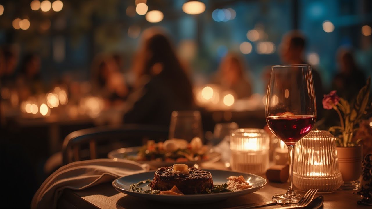 Smooth R&B Jazz & Romantic Dinner Vibes: Perfect Night Music for Couples