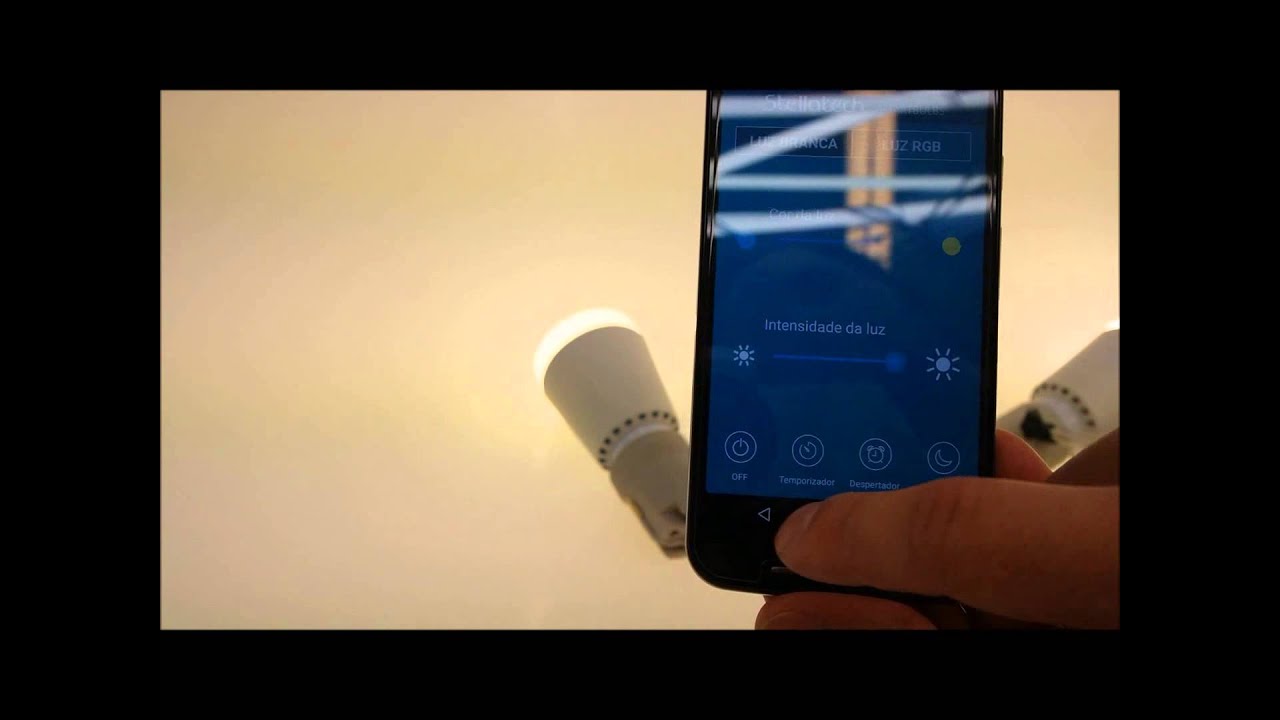 L&Acirc;MPADA BULBO BLUETOOTH COLORIDA STELLATECH STH5075/RGBW