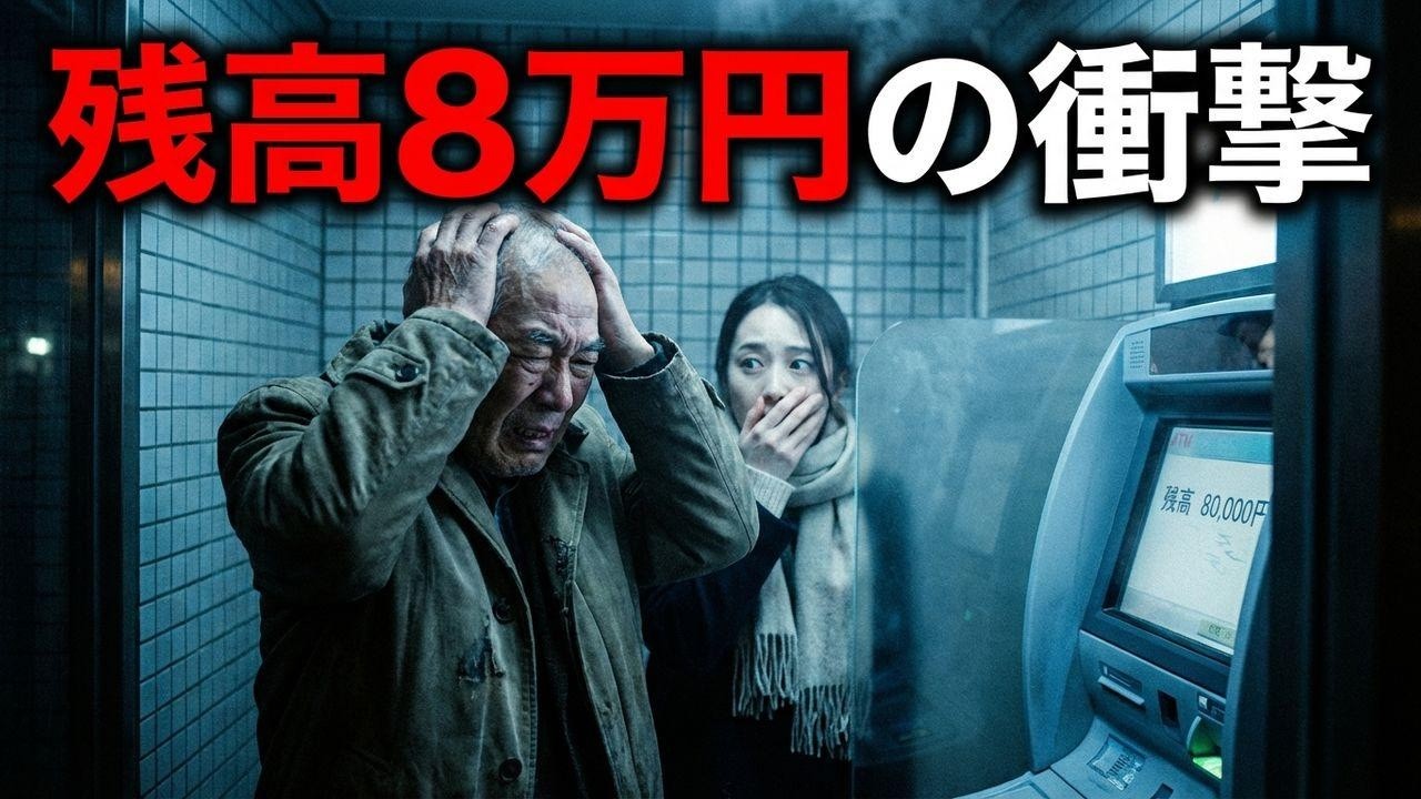 老後資金4000万が3年で消滅。ATMの前で崩れ落ちた73歳夫婦の末路