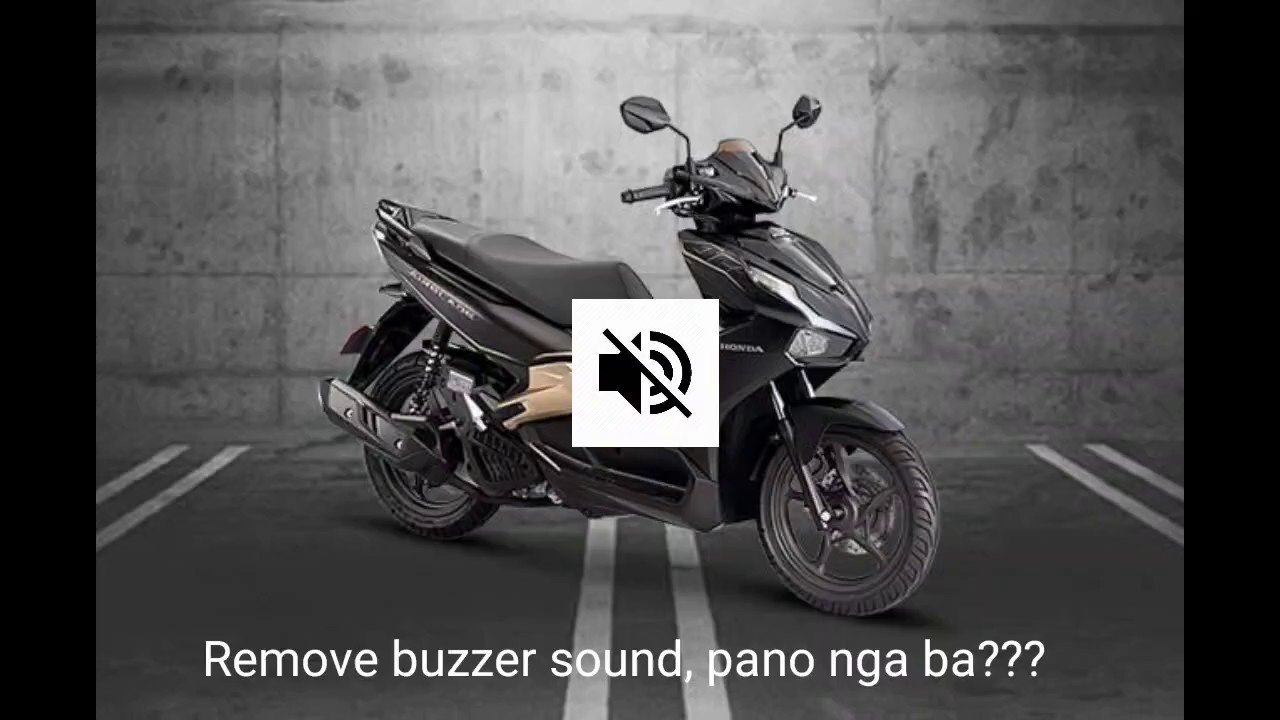 Removing or Activating beep/buzzer sound on Airblade 150