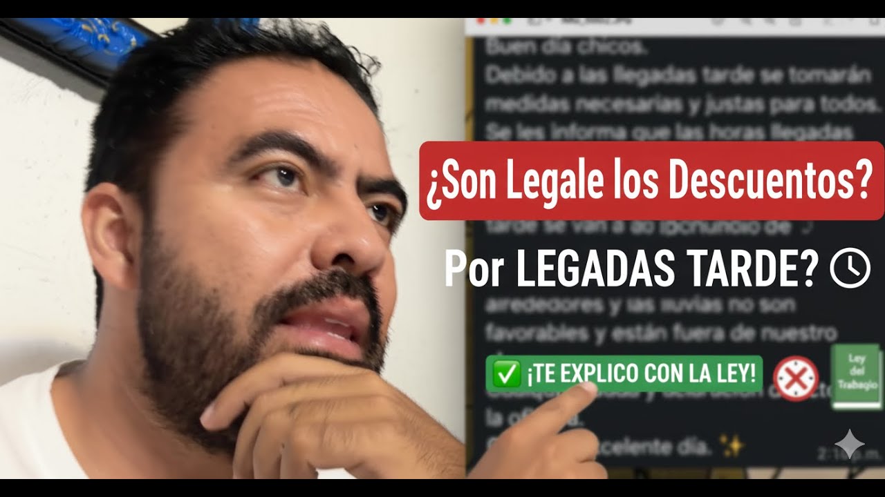 ¿Me pueden DESCONTAR del salario por llegar tarde? ¡La verdad que nadie te dice!