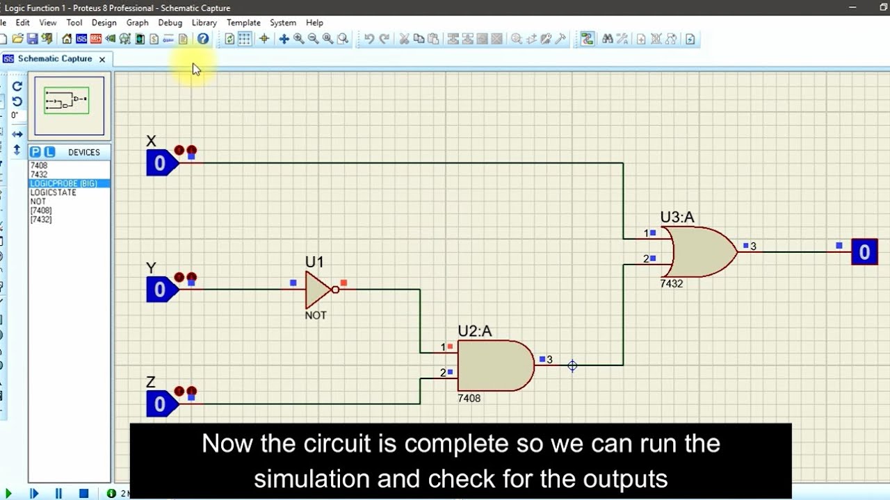 Beginner&rsquo;s guide to logic gates and Proteus&reg; | circuit simulation | electrical engineering