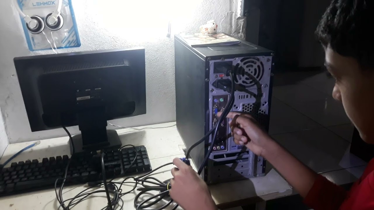 Como conectar os Cabos Corretamente do Computador (PC) - Passo a Passo