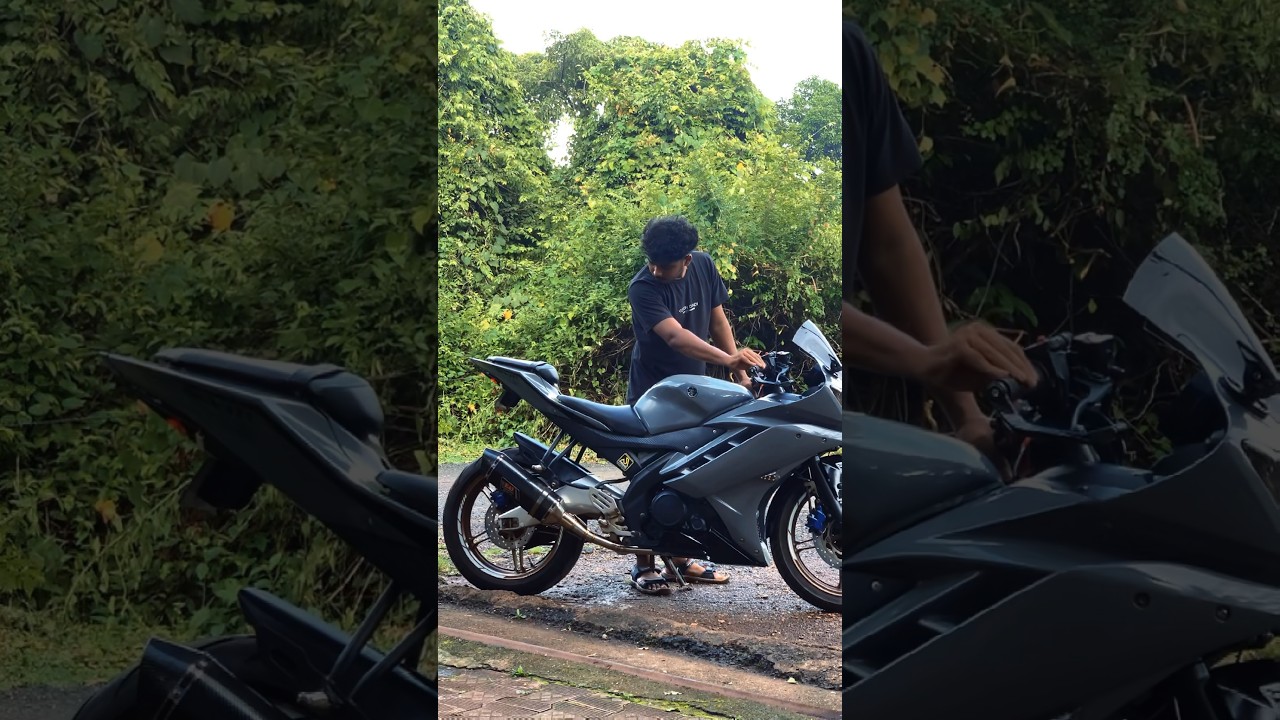 R15 v2 modified exhaust yoshimura