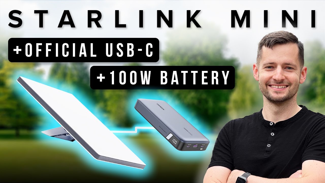 Настройка Starlink Mini Roam с внешним аккумулятором USB-C | Руководство по покупке